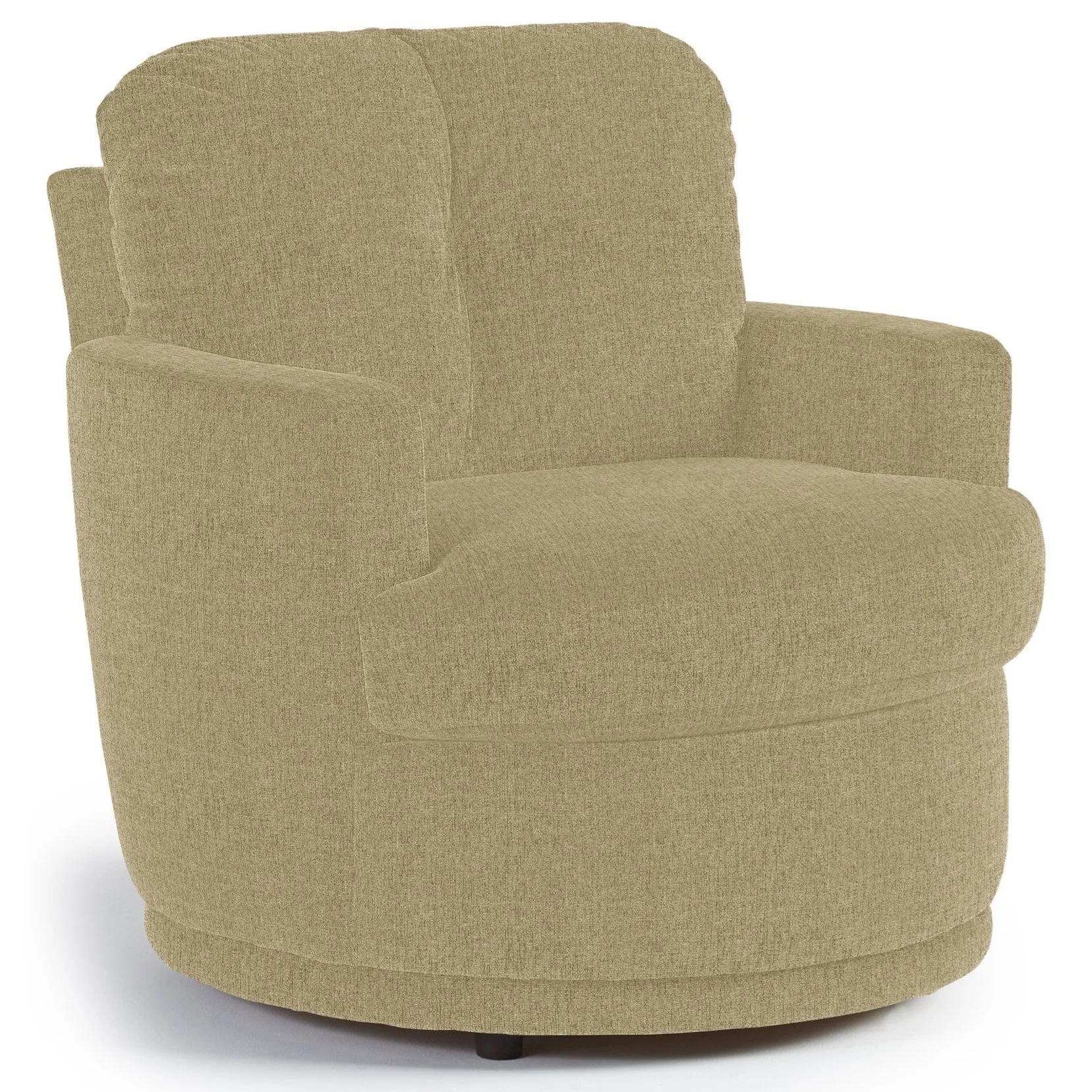 Best home furnishings skipper 2978 swivel chair with plush tufted back